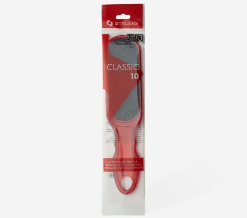 Staleks Plastic foot file CLASSIC 10 TYPE 3 (60/80 grit)