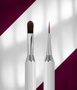 Staleks Double-ended brush Gel 11mm / Liner 12mm