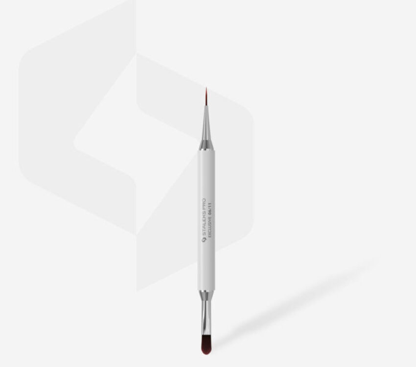 Staleks Double-ended brush Gel 11mm / Liner 12mm