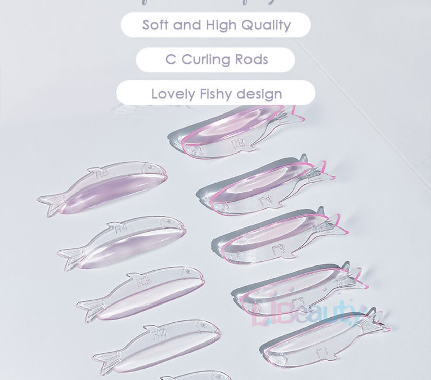 Fish Shape Super Soft Lash Lifting Rod