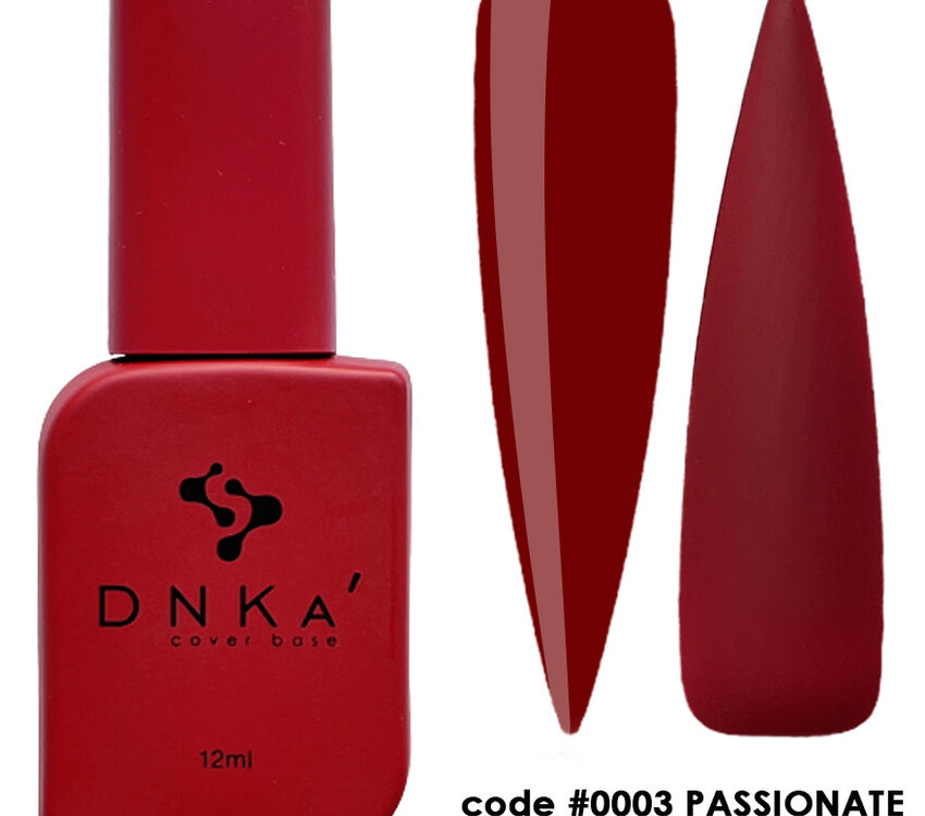 DNKA RUBBER BASE FRENCH (cover), 12 ml #0003 Passionate