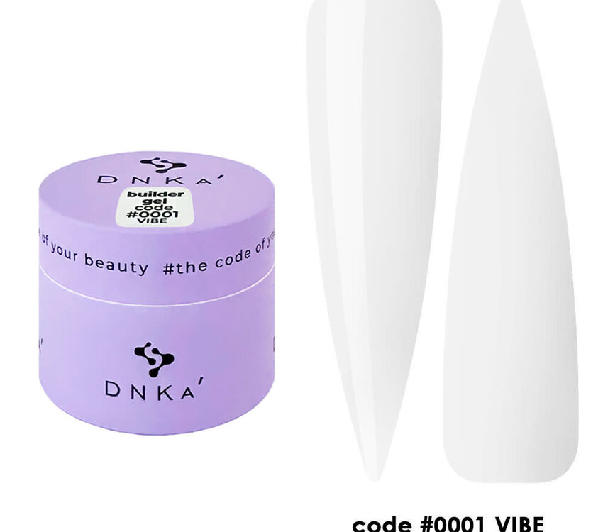DNKA BUILDER GEL "DNKa", 15 ml #0001 Vibe
