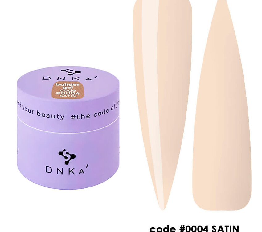 DNKA BUILDER GEL "DNKa", 15 ml #0004 Satin
