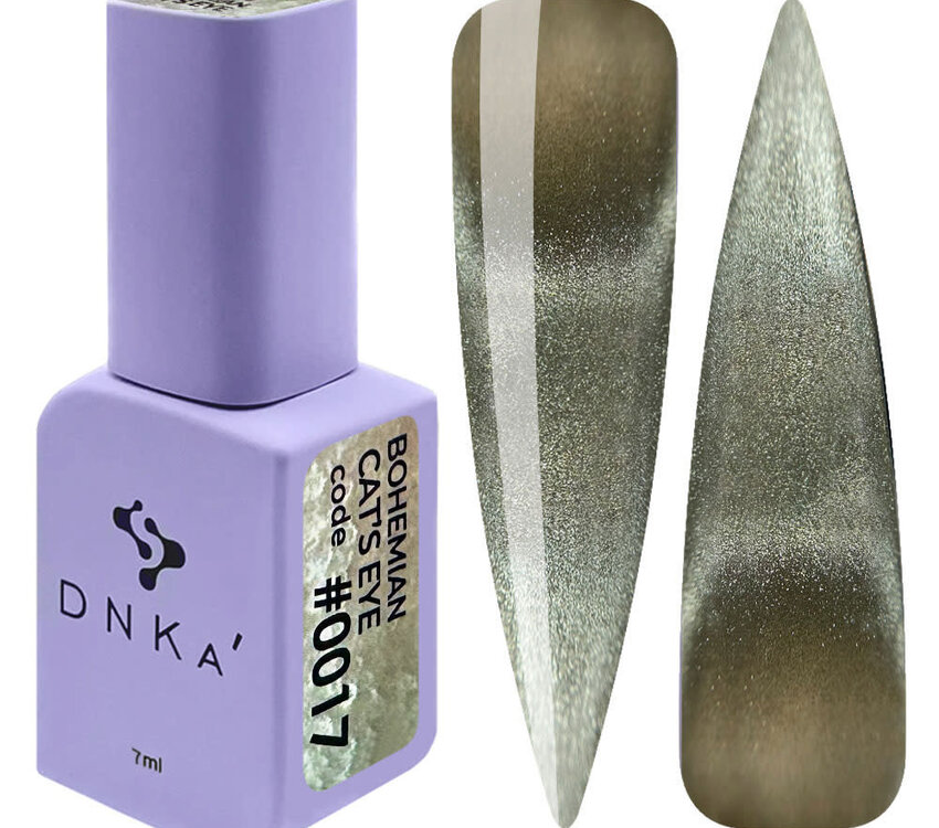 DNKA GEL POLISH CAT`S EYE "DNKa", 7 ml #0017 BOHEMIAN