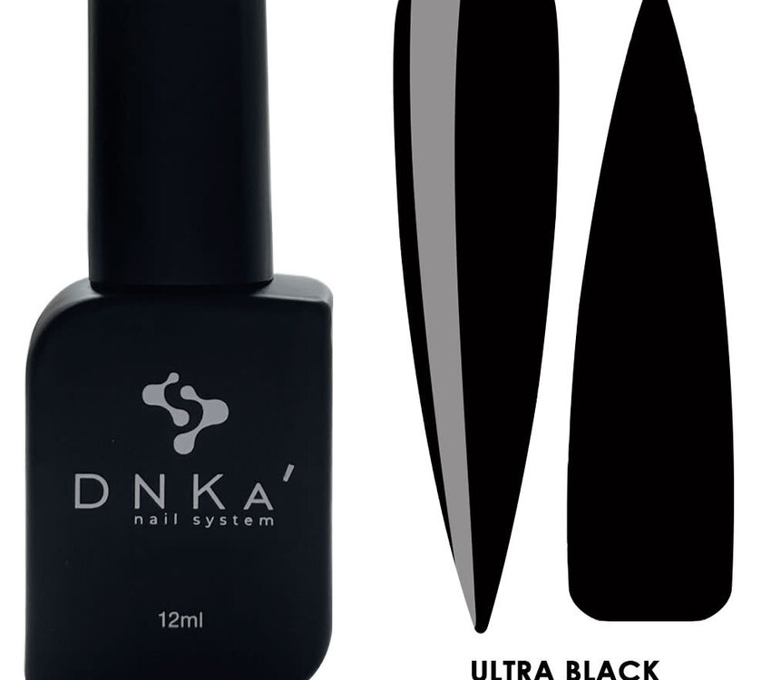 DNKA GEL POLISH "DNKa", 12 ml ULTRA BLACK