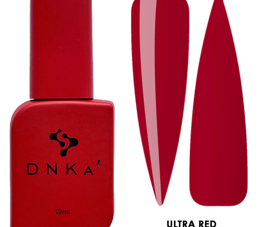 DNKA GEL POLISH "DNKa", 12 ml ULTRA RED