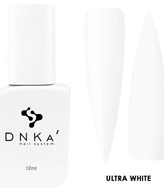 DNKA GEL POLISH  "DNKa", 12 ml ULTRA WHITE
