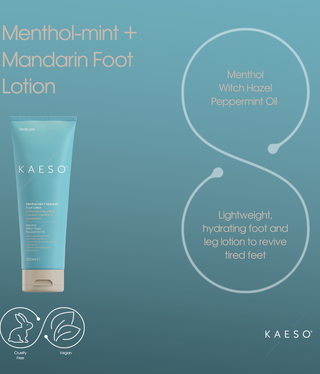 Kaeso Kaeso Menthol-mint +Mandarin foot lotion 250ml