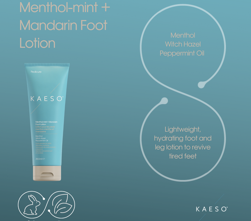Kaeso Kaeso Menthol-mint +Mandarin foot lotion 250ml