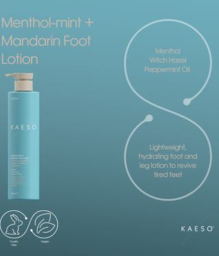Kaeso Kaeso Menthol-mint + Mandarin Foot Lotion 485ml