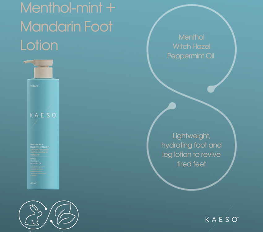 Kaeso Kaeso Menthol-mint + Mandarin Foot Lotion 485ml