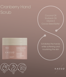 Kaeso Kaeso Cranberry Hand Scrub 100ml