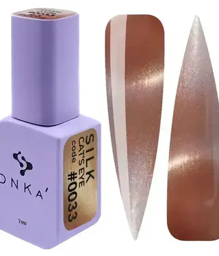 DNKa GEL POLISH CAT`S EYE "DNKa", 7 ml #0033 Silk