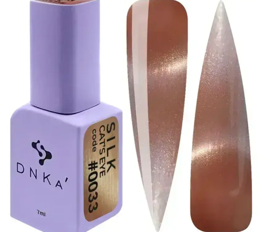 DNKa GEL POLISH CAT`S EYE "DNKa", 7 ml #0033 Silk