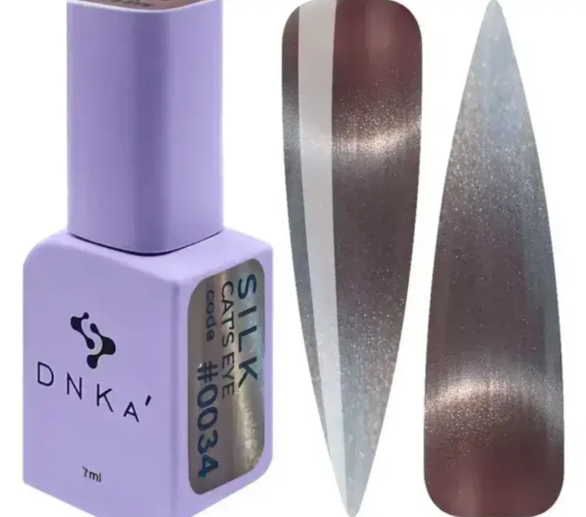 DNKa GEL POLISH CAT`S EYE "DNKa", 7 ml #0034 Silk