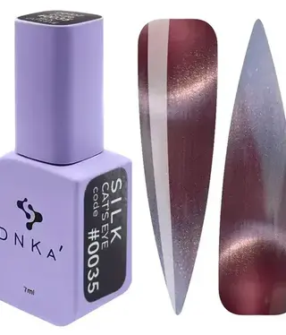 DNKa GEL POLISH CAT`S EYE "DNKa", 7 ml #0035 Silk