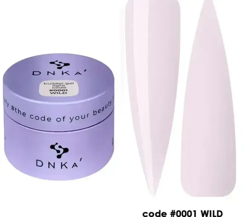 DNKa BUILDER GEL LIGHT "DNKa", 30 ml #0001 Wild