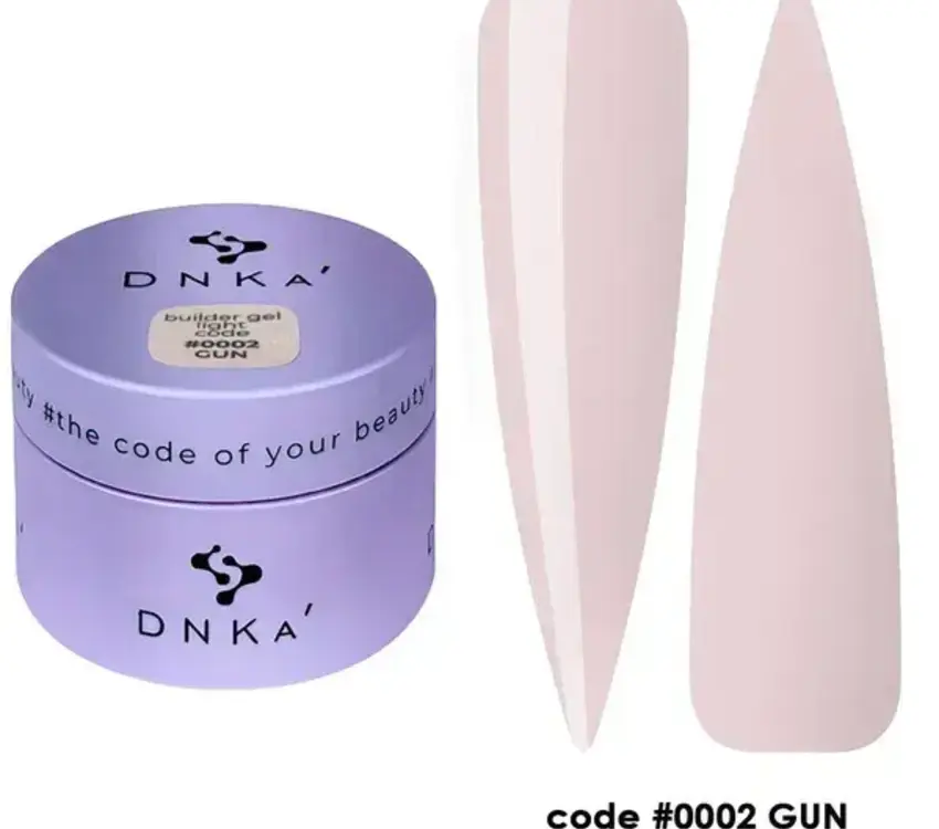 DNKa BUILDER GEL LIGHT "DNKa", 30 ml #0002 Gun