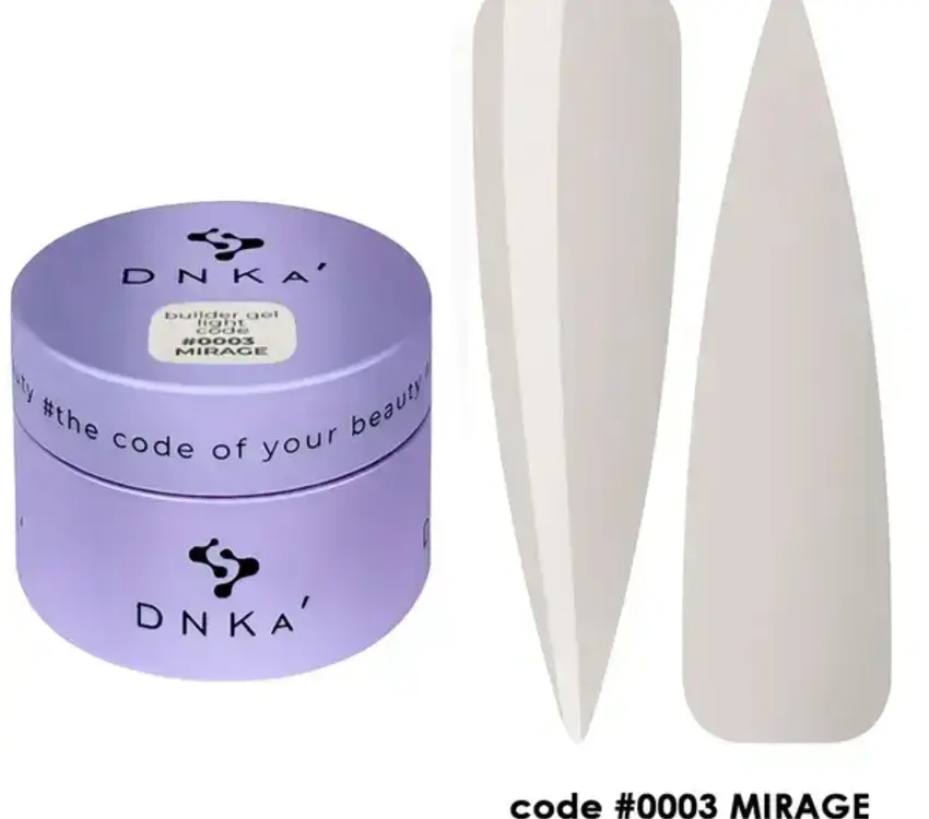 DNKa BUILDER GEL LIGHT "DNKa", 30 ml #0003 Mirage