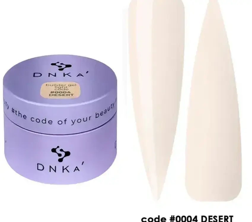 DNKa BUILDER GEL LIGHT "DNKa", 30 ml #0004 Desert