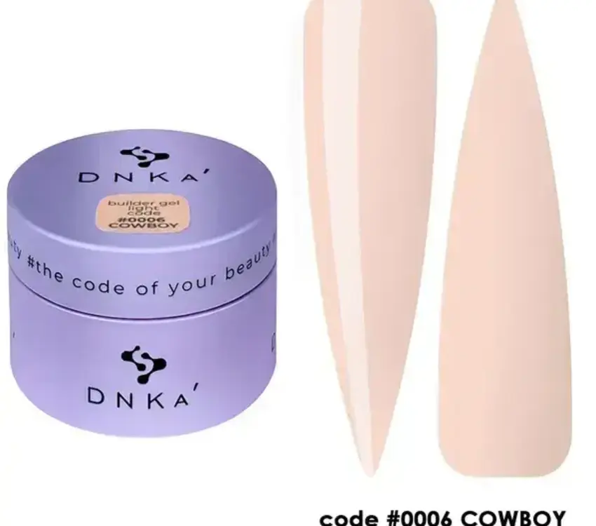 DNKa BUILDER GEL LIGHT "DNKa", 30 ml #0006 Cowboy
