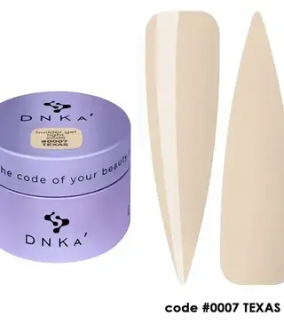 DNKa BUILDER GEL LIGHT "DNKa", 30 ml #0007 Texas