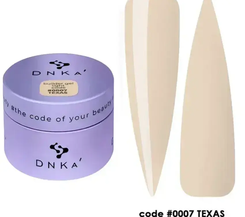 DNKa BUILDER GEL LIGHT "DNKa", 30 ml #0007 Texas