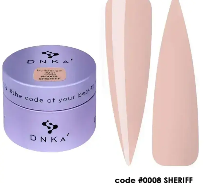 DNKa BUILDER GEL LIGHT "DNKa", 30 ml #0008 Sheriff