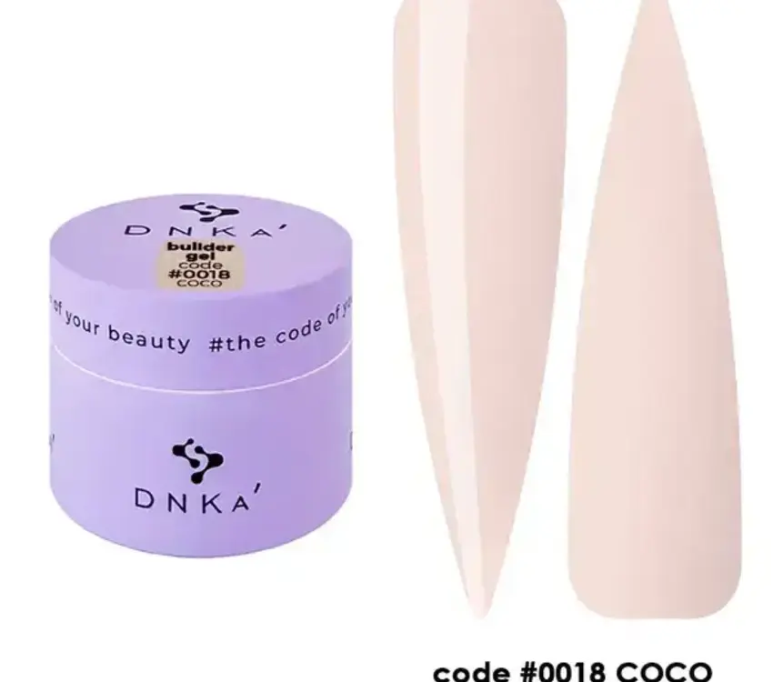 DNKa BUILDER GEL "DNKa", 15 ml #0018 Coco