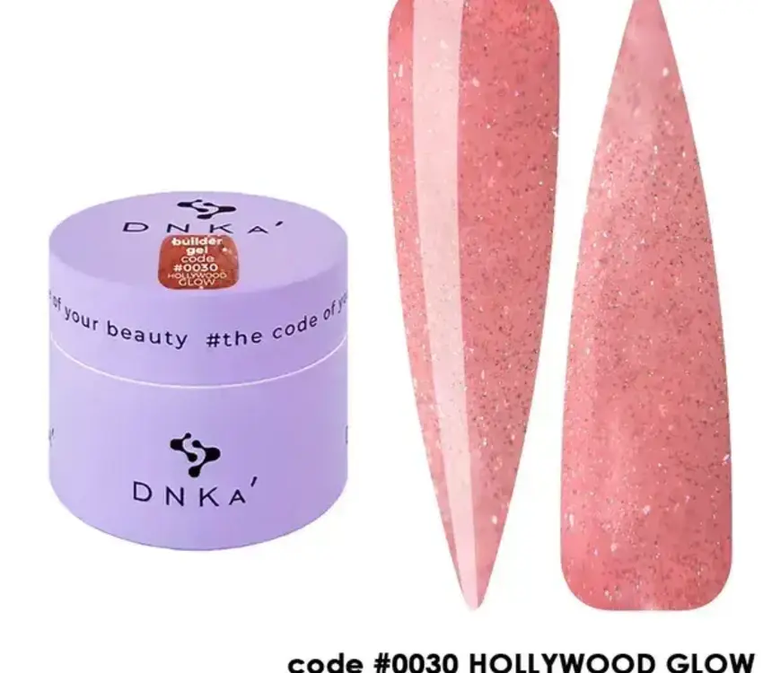 DNKa BUILDER GEL "DNKa", 15 ml #0030 HOLLYWOOD GLOW