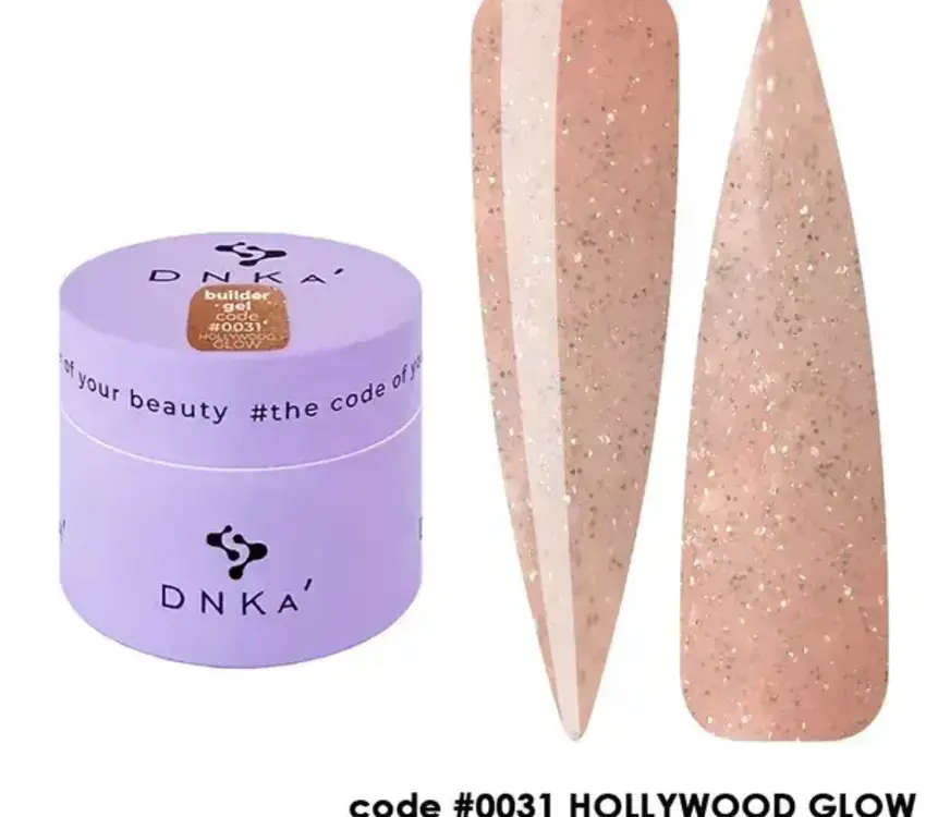 DNKa BUILDER GEL "DNKa", 15 ml #0031 HOLLYWOOD GLOW