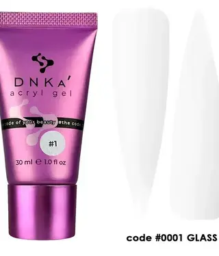 DNKa ACRYL GEL (tube) "DNKa", 30 ml #0001 Glass