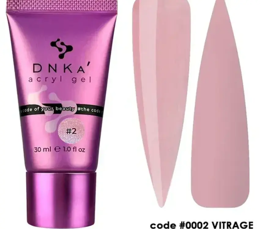 DNKa ACRYL GEL (tube) "DNKa", 30 ml #0002 Vitrage