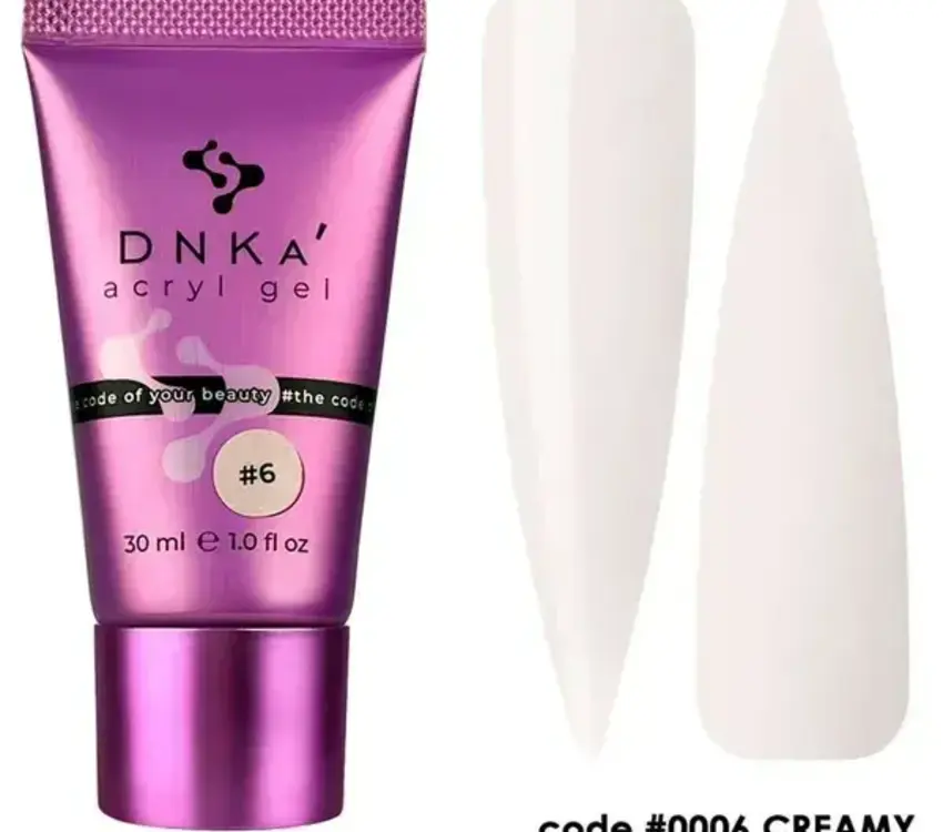DNKa ACRYL GEL (tube) "DNKa", 30 ml #0006 Creamy