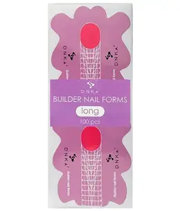 DNKa PAPER BUILDER NAIL FORMS ''DNKa'', LONG 100 PCS