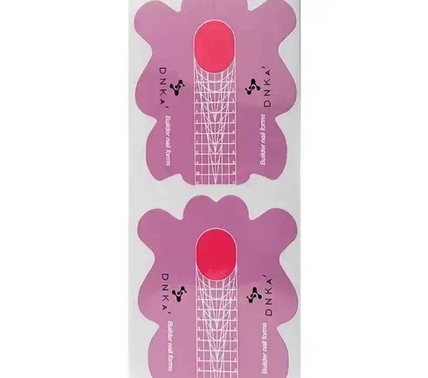 DNKa PAPER BUILDER NAIL FORMS ''DNKa'', LONG 100 PCS