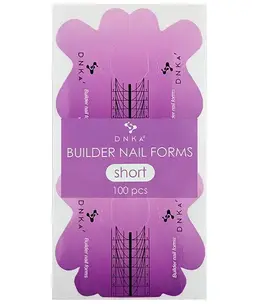DNKa PAPER BUILDER NAIL FORMS ''DNKa'', SHORT 100 PCS