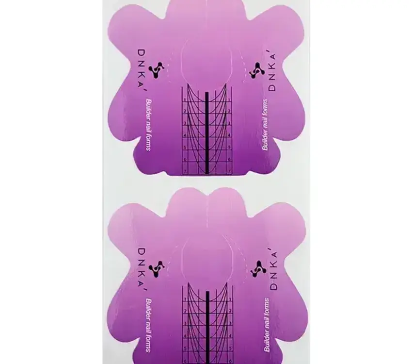 DNKa PAPER BUILDER NAIL FORMS ''DNKa'', SHORT 100 PCS