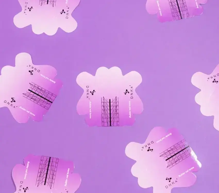 DNKa PAPER BUILDER NAIL FORMS ''DNKa'', SHORT 100 PCS