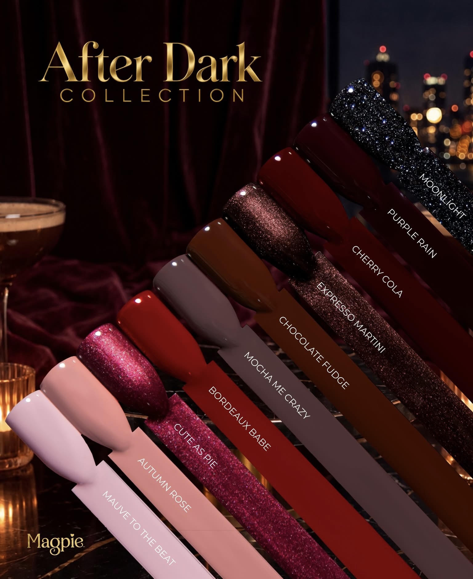 MAGPIE AFTER DARK — 10 NEW AUTUMN/WINTER GEL POLISH SHADES AT NSI IRELAND