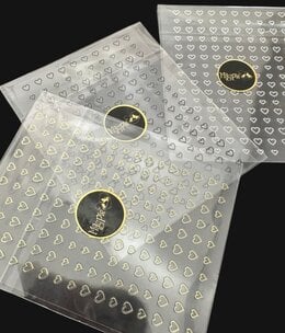 Magpie 193 Heart Sticker Black