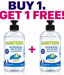 Buy 1 Get 1 FREE TIFON Hand Sanitizer 500ml
