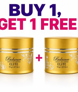 NSI Buy 1 Get 1 FREE Balance Elite Snow White Sculptor LED/UV Gel 15g