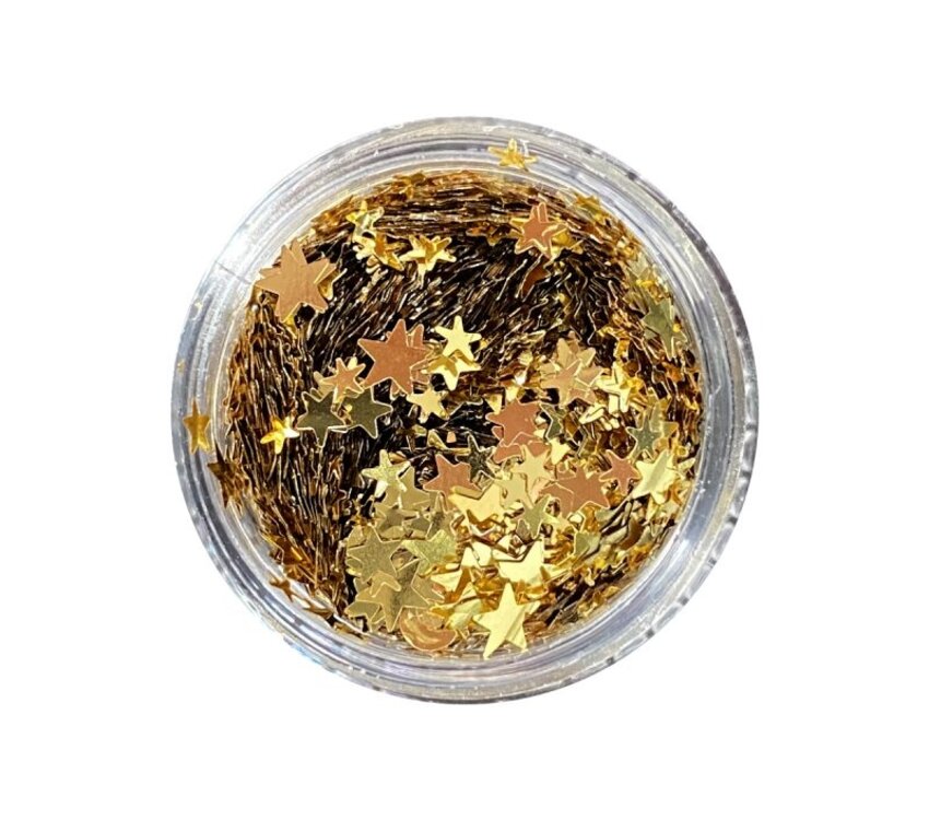 Magpie Gold Moon & Stars Shape Pot
