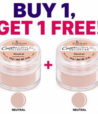 Ezflow Buy 1 Get 1 FREE Cover Acrylic Neutral .5oz