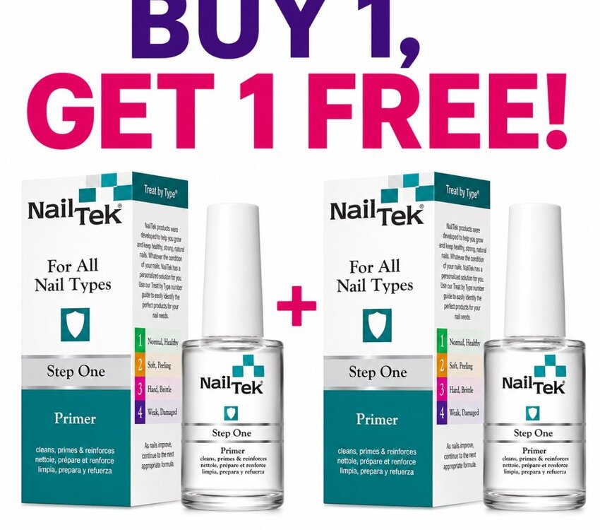 Nail Tek Buy 1 Get 1 FREE Nail Tek - Step One Primer 15ml