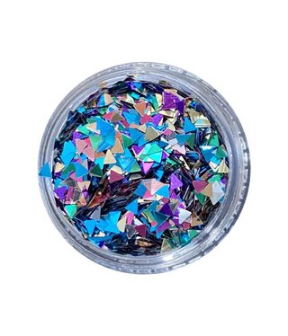 Magpie Metallic Triangles Shape Pot