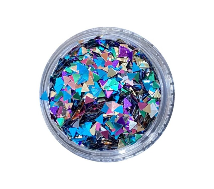 Magpie Metallic Triangles Shape Pot