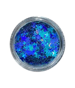 Magpie Blue & Green Stars Shape Pot