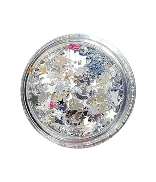Magpie Silver Moon & Stars Shape Pot